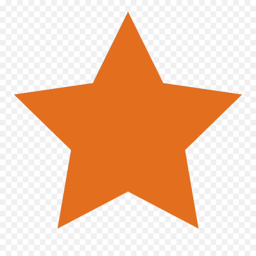 Orange Png Star