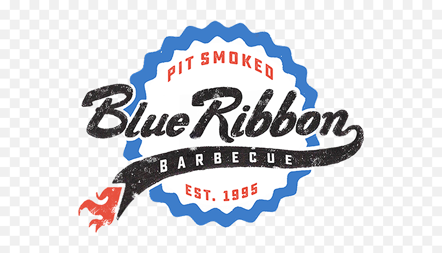 Blue Ribbon Bbq - Newton Blue Ribbon Bbq Png,Red Blue Ribbon Logo