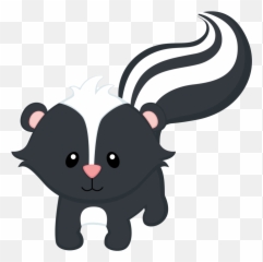 Download Woodland Skunk Baby Animals Clipart - Woodland Woodland Animals Clip Art Png,Skunk Transparent