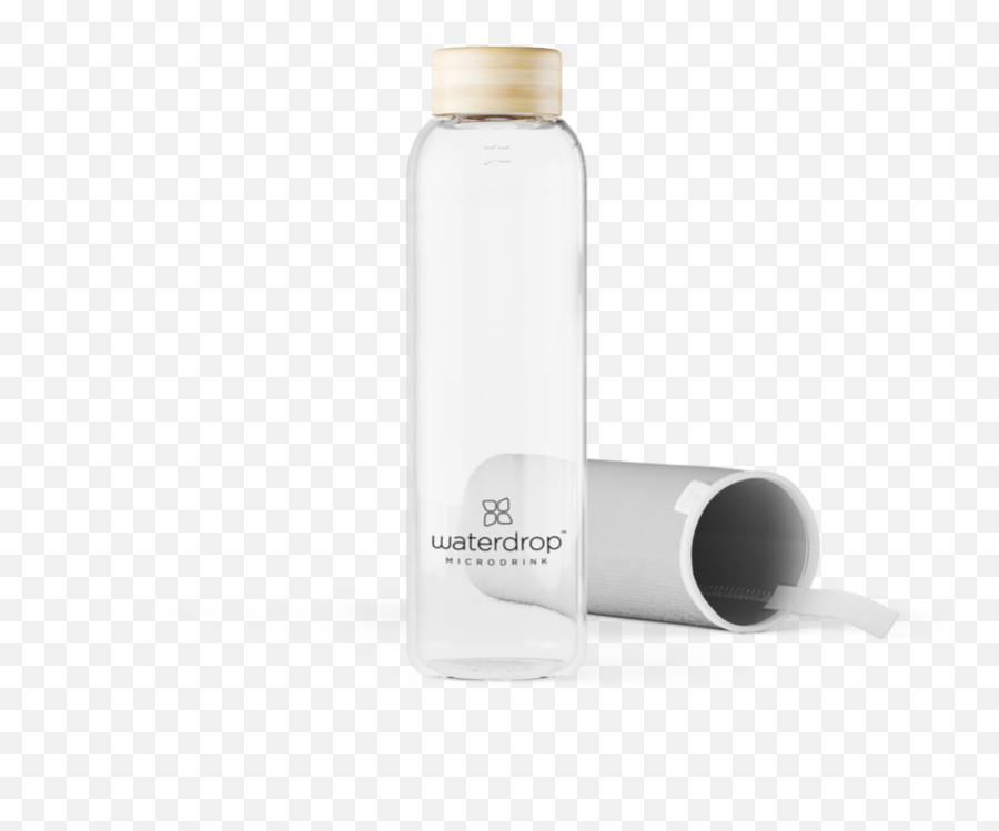 Clear Glass Bottle 06 L - Cylinder Png,Water Drop Transparent