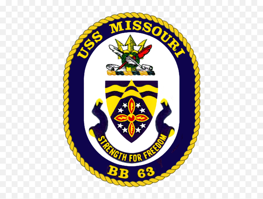 Filebattleship Uss Missouripng - Heraldry Of The World Uss Comstock Crest,Battleship Png