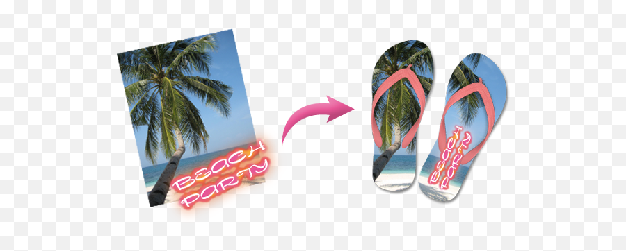 Custom Flip Flops For Corporate Events Myflipflopscom - For Teen Png,Flip Flops Transparent Background