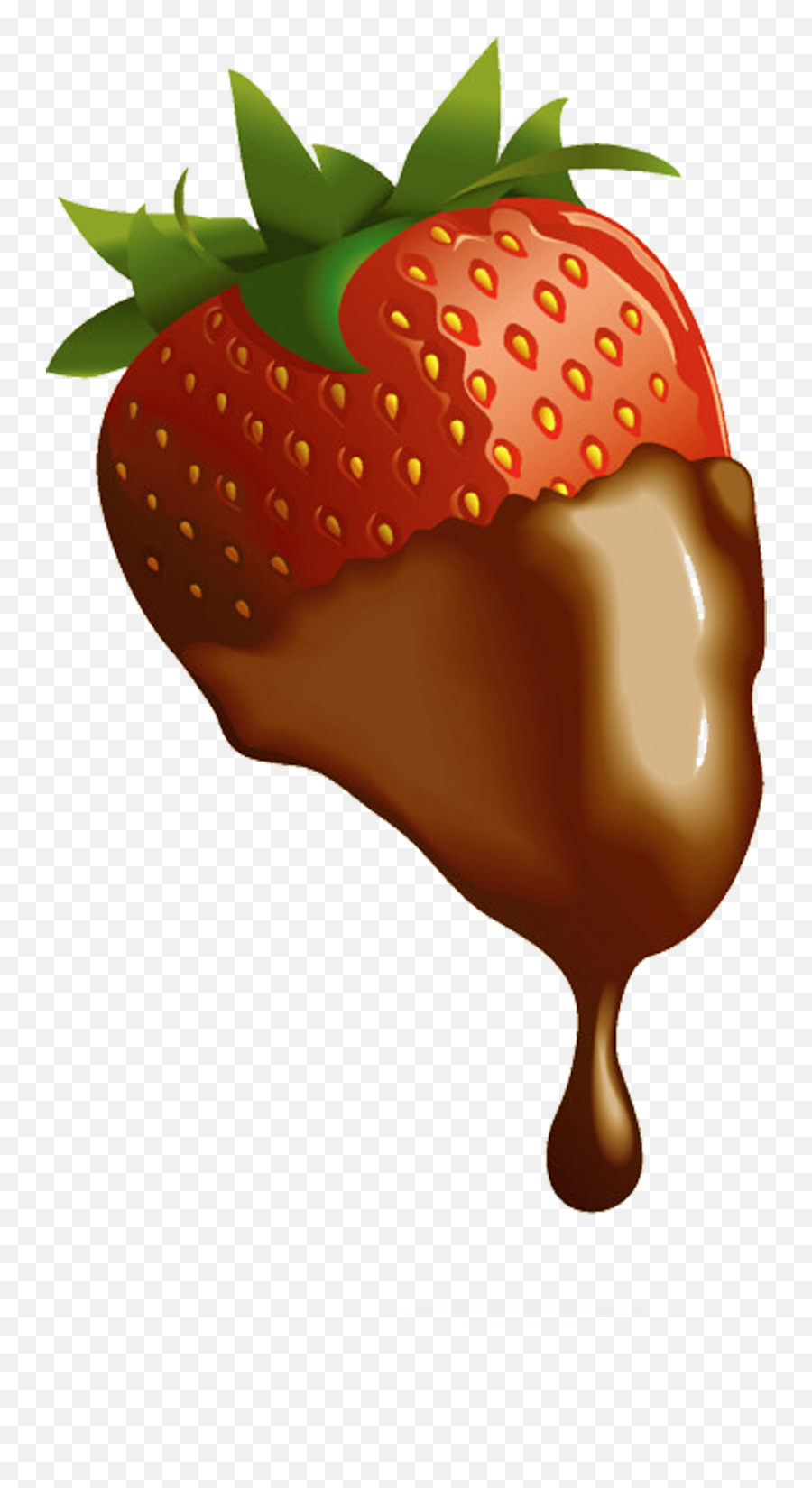 Transparent Background Chocolate Covered Strawberry Clipart - Transparent Chocolate Covered Strawberries Png,Strawberries Transparent Background