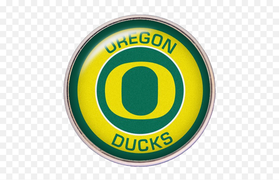 20mm Oregon Ducks Ncaa Logo Snap Charm - Language Png,Oregon Ducks Logo Png