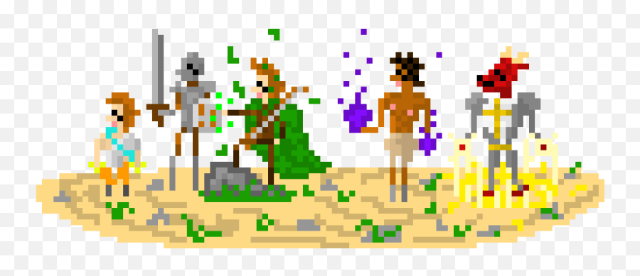 Dnd Party Pixel Art Maker - Pixel Art Party Hard Png,Dnd Png