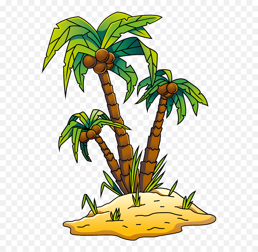 Palm Tree Clipart - Vertical Png,Palm Tree Emoji Png