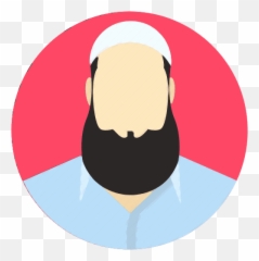 Alkauthar Online Islamic Courses - Beard Avatar Man Free png
