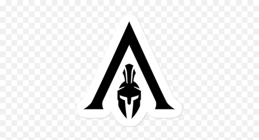 Odyssey Crest Black Sticker - Dot Png,Assassin's Creed Syndicate Logo Png