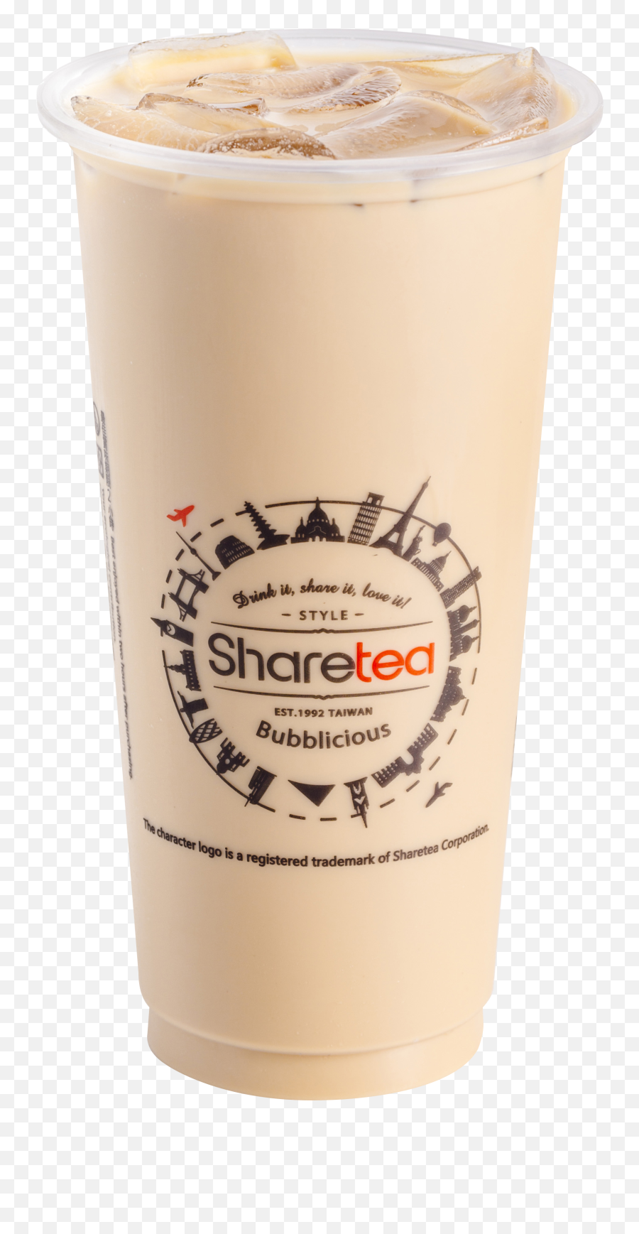 Milk Tea Classic Green - Sharetea Oreo Ice Blended Png,Bubble Tea Transparent