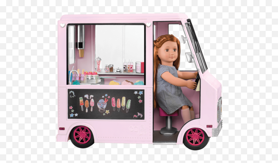 Sweet Stop Ice Cream Truck 18 - Inch Doll Truck Our Generation Our Generation Sweet Stop Ice Cream Truck Png,Ice Cream Truck Png