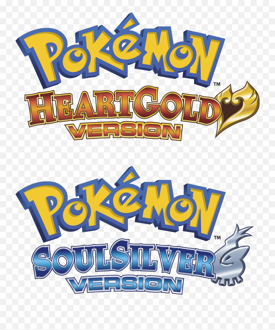Pokemon Soulsilver U0026 Heartgold Review - Pokemon Soul Silver Pokemon Heartgold Logo Png,Silver Heart Png