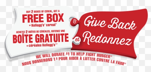 Kelloggs Free Box Give Back - Pizza Coupons png