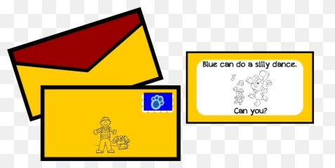 Download Hd The - Blueu0027s Clues Mail Letter Transparent Png Blues Clues Letter,Blues Clues Png