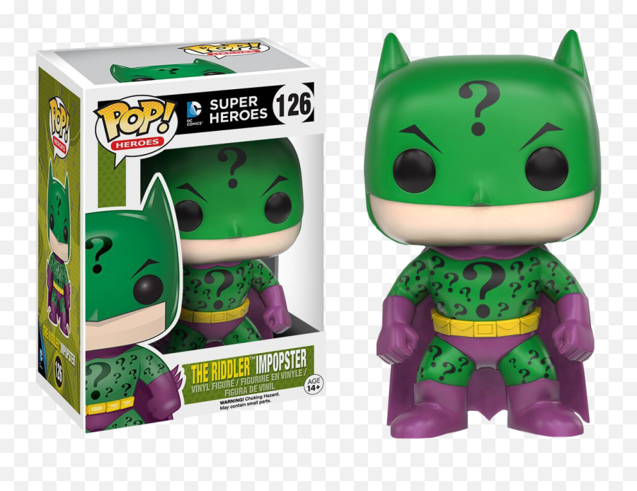 Batman As The Riddler Impopster Pop Vinyl Figure Png