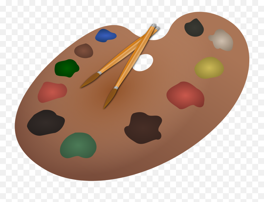 Paint Palette Png Hd - Board On Which An Artist Lays And Mixes Paint,Paint Palette Png