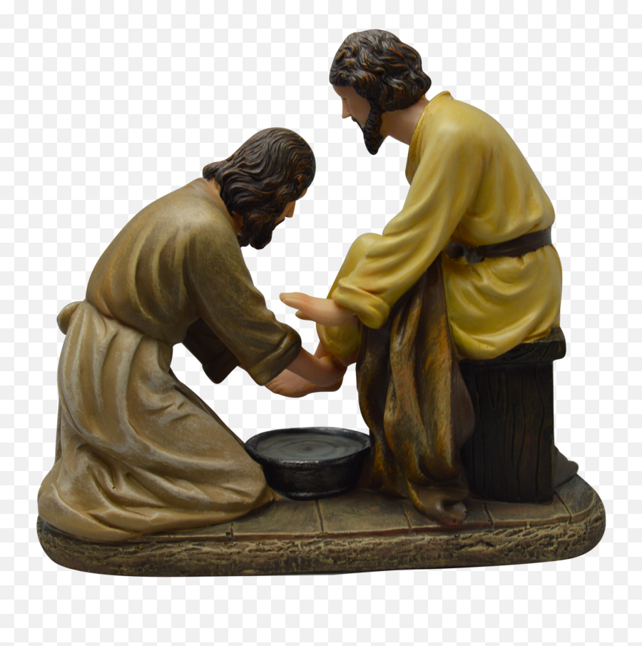 Jesus Washing The Feet Of Peter - Kneeling Png,Encaustic Saint Peter Coptic Icon