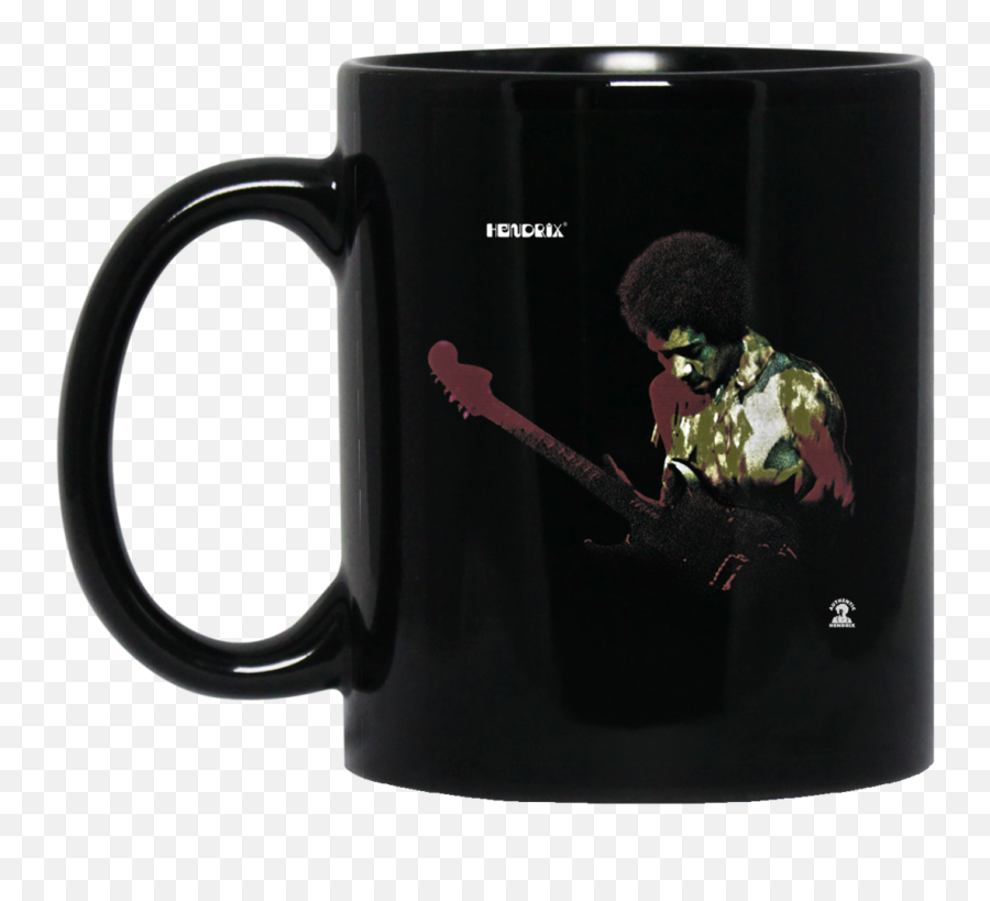 Jimi Hendrix - Black Mug Blank Png,Jimi Hendrix Fashion Icon