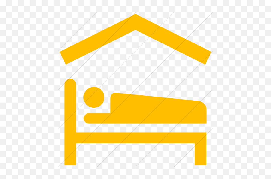 Iconsetc Simple Yellow Ocha Humanitarians Infrastructure - Transparent Sleeping Person Png,Hotel Icon Images
