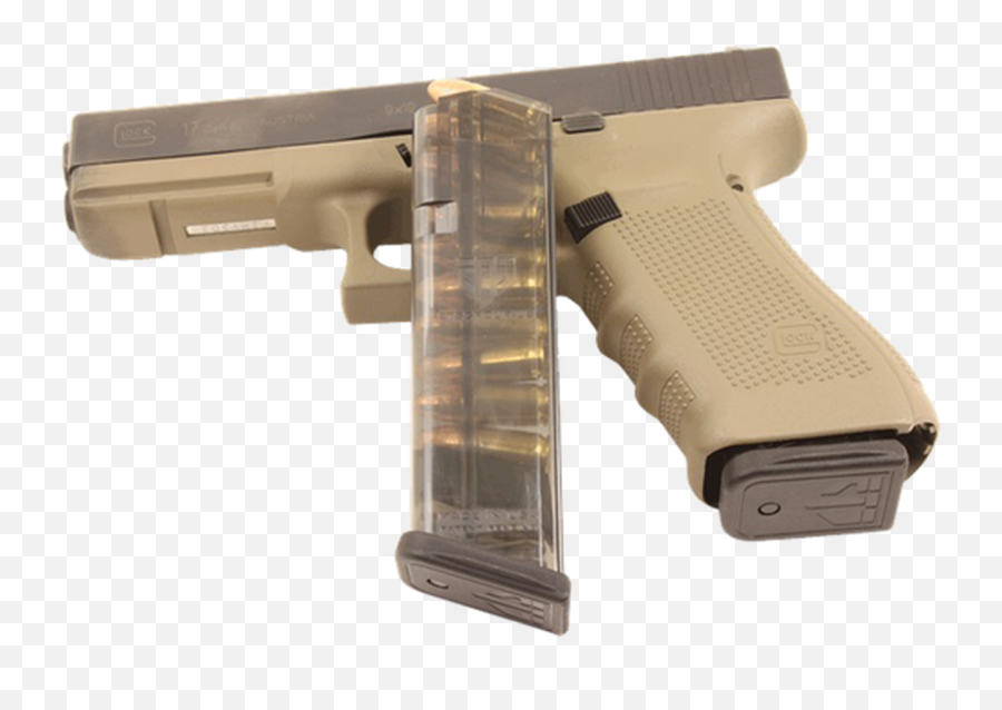 Ets Glock 17 9mm G1718192634 Gen 1 - 4 Polymer Clear Elite Tactical Systems Magazine 10rd Png,Glock Transparent