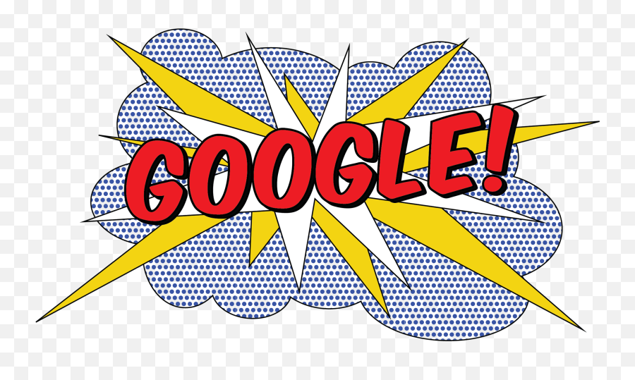 Roy Lichtenstein Google Doodle - Clip Art Png,Google Logo Design