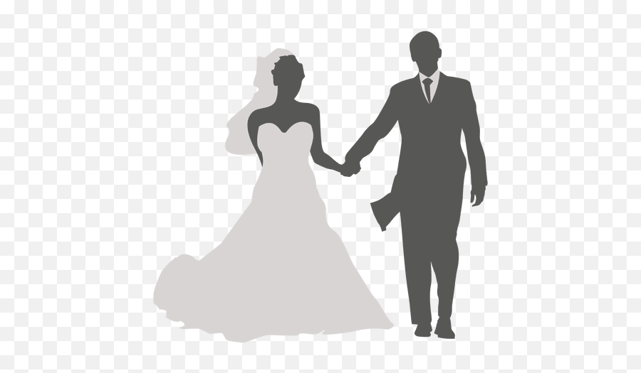 Wedding Couple Walking Silhouette 4 Transparent Png U0026 Svg Transparent Marriage Png Free Transparent Png Images Pngaaa Com