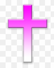 Hd Transparent Pink Cross - Jesus Images Png