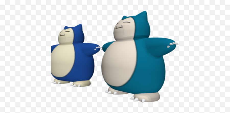 Snorlax Pokemon Character Free 3d Model - Penguin Png,Snorlax Png