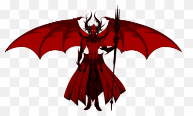 Devil Clipart Wings - Satan With Transparent Cartoon Demon Belzebuth png