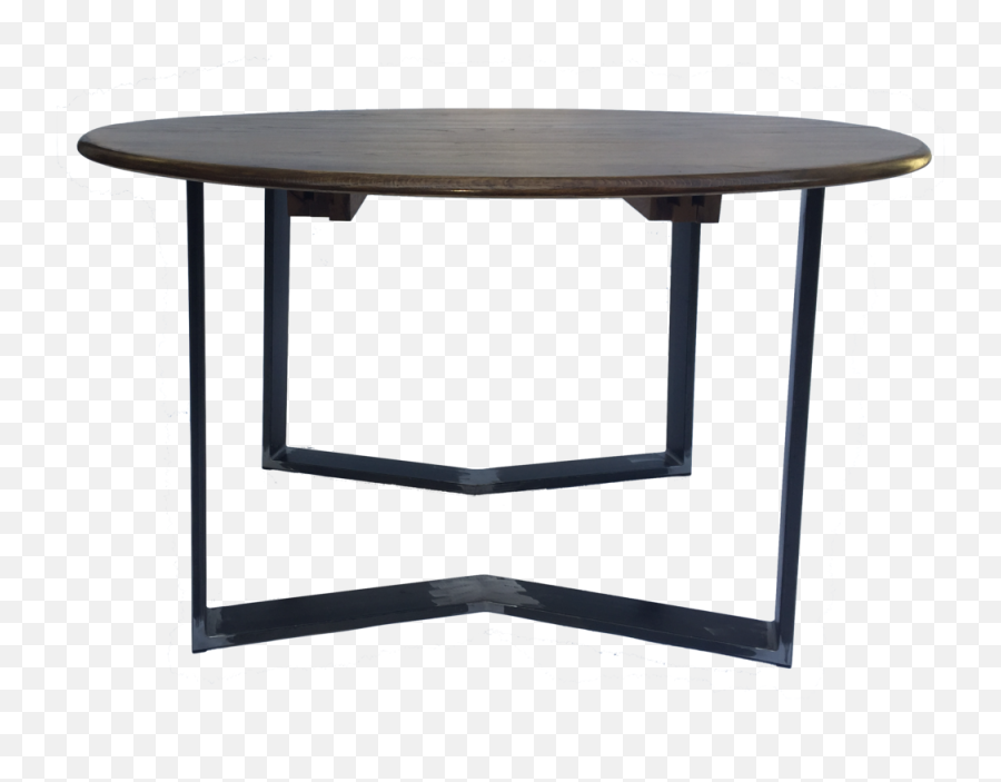 Modernindustrial Oak Dining Table With Two Leaves U2014 Pitch Dwellings - Long Oval Table Side View Png,Wood Table Png