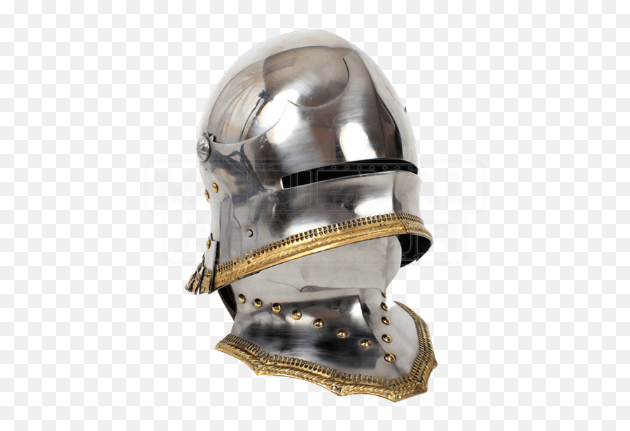 German Gothic Sallet Helmet With Bevor - German Knight German Medieval Helmet Png,Knight Helmet Png