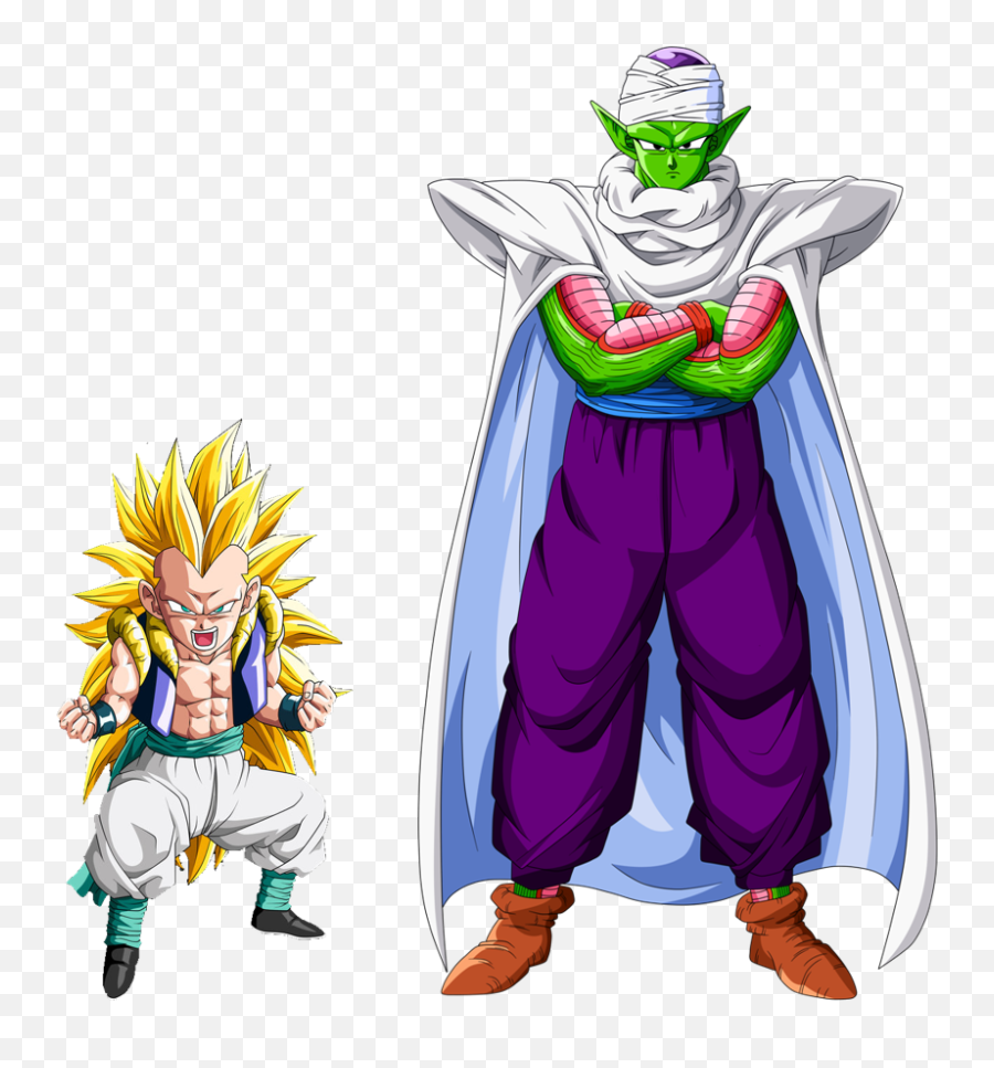 Download 3 Ssj3 Gotenks U0026 Piccolo Dbs - Dragon Ball Z Dragon Ball Z Piccolo Png,Gotenks Png