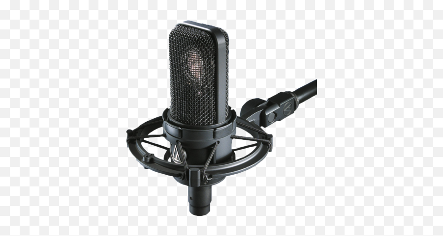 Free Studio Mic 2 Psd Vector Graphic - Vectorhqcom Micro Audio Technica At4040 Png,Microphone Transparent Background