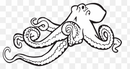 Octopus Vector Hd Png 25 Free Images Starpng - Clipart Black And White