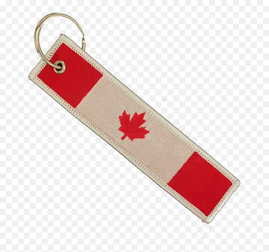 Canada Flag Key Tag - Label Png,Canada Flag Transparent