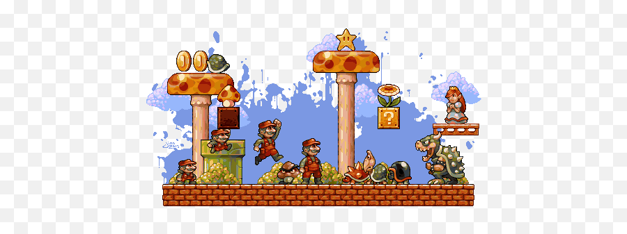 Pixelprospector - Super Mario Bros Hd Pixel Png,Pixel Mario Transparent