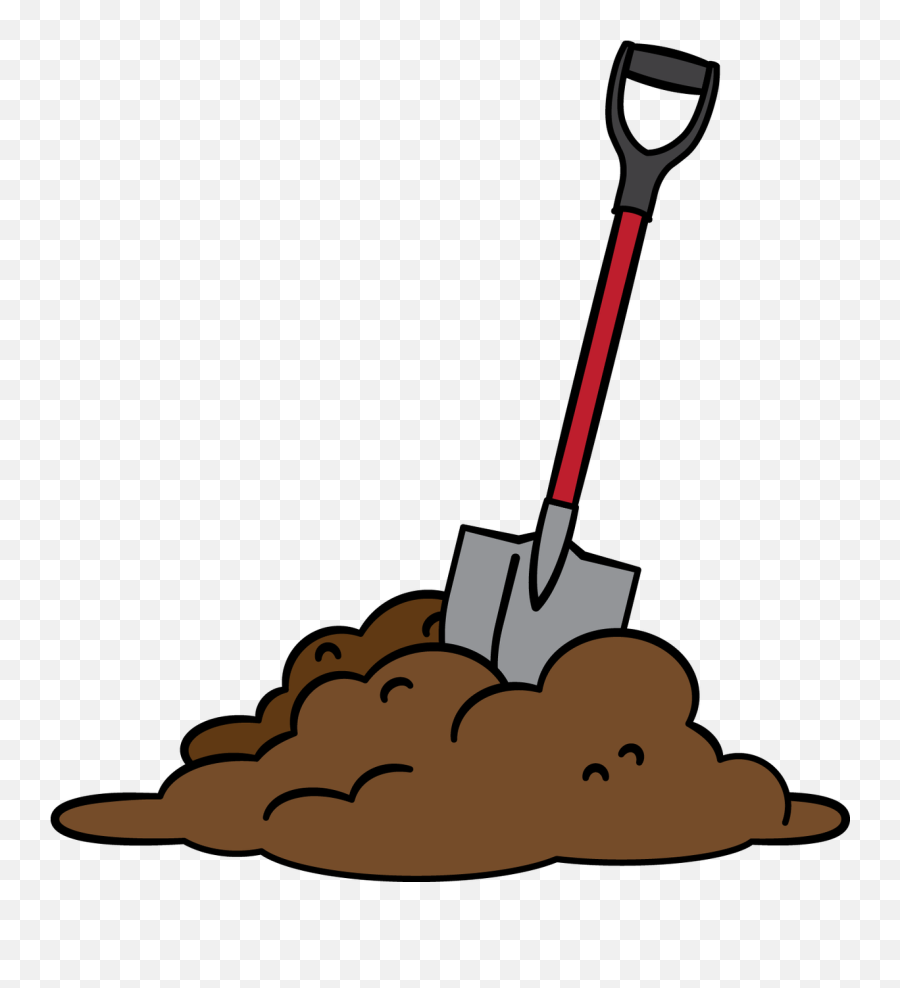 Dirt Clipart Png - Cartoon Shovel In Dirt,Dirt Png