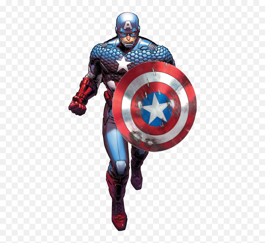 Captain America Png - Captain America Cartoon Standing Face Front W Shield,Captain  America Transparent Background - free transparent png images 