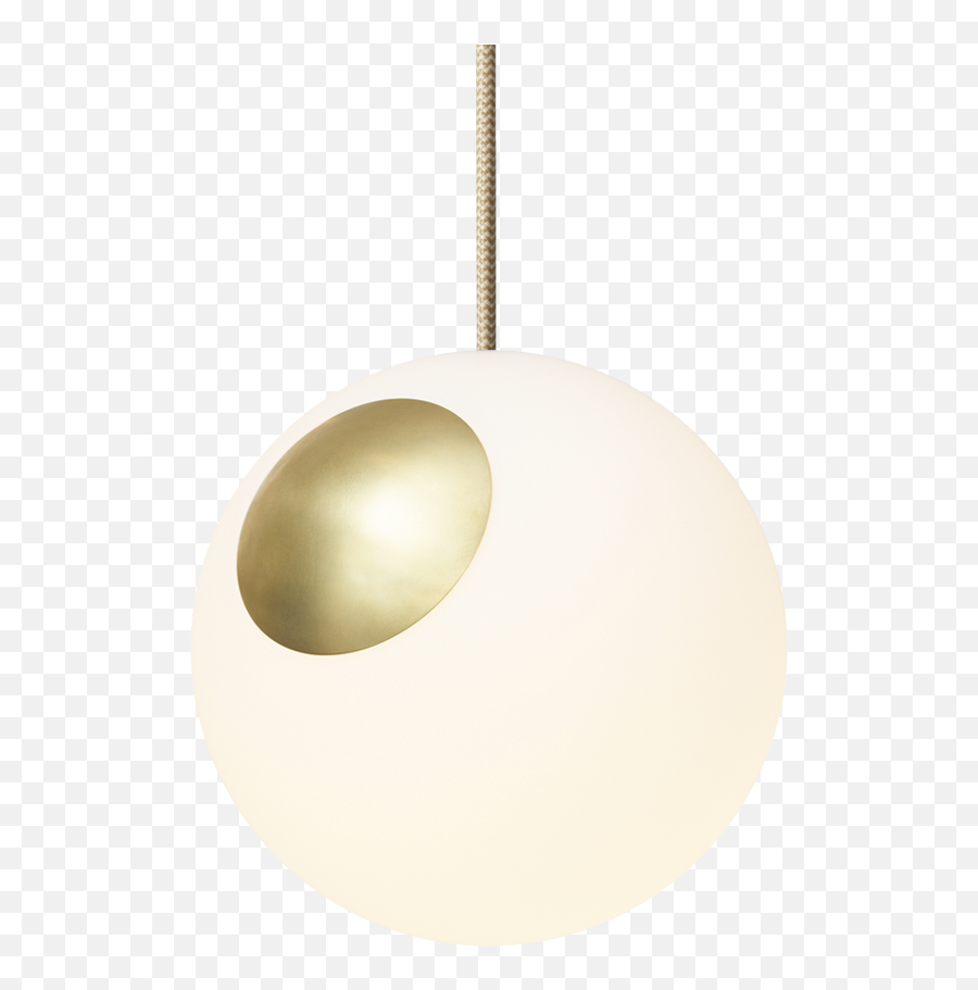 Pendant Light Bright Spot White Gold Crema Cable Ø20cm H20cm - Nordic Tales Circle Png,Gold Light Png