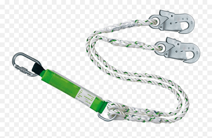 Forked Twisted Rope Lanyard Energy Absorber - Chain Png,Lanyard Png