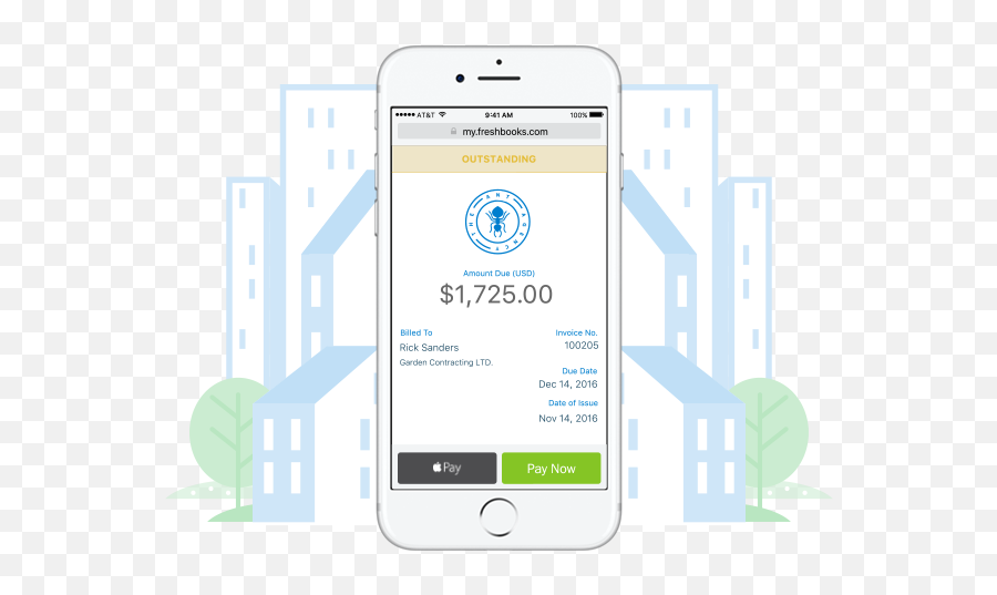 Apple Pay With Freshbooks - Iphone Png,Apple Pay Png