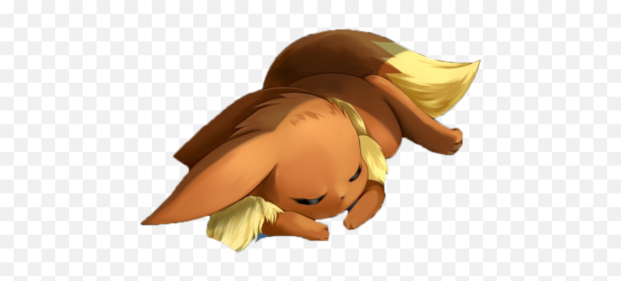 An Asleep Eevee Team Fortress 2 Sprays - Pokemon Eevee Sleeping Png,Eevee Png