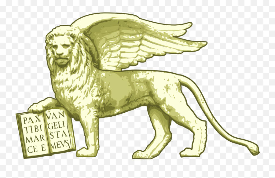 Filelion Of St Marksvg - Wikipedia St Mark Lion Vector Png,Lion Png