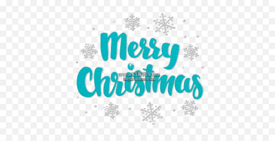 Wholesale Flock Blue Letters Merry Christmas With Crystal - Merry Christmas Letter Design Png Blue,Snowflake Emoji Png