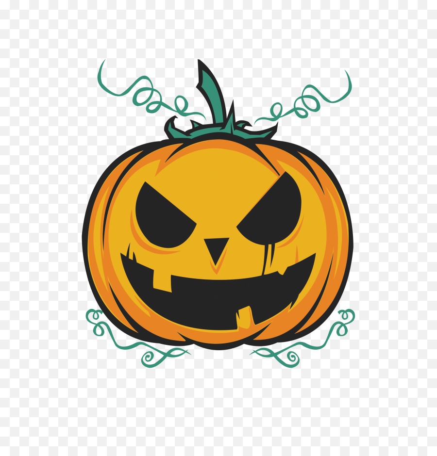 Cartoon Scary Pumpkins Transparent Png - Halloween Png Pumpkin Clipart,Pumpkins Png