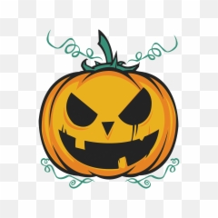 Cartoon Scary Pumpkins Transparent Png - Halloween Png Pumpkin Clipart,Pumpkins Png