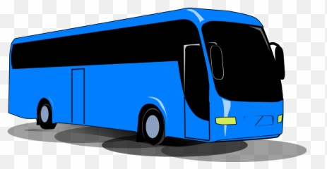 Blue Bus Png Svg Clip Art For Web - Tour Bus Clip Art,Bus Clipart Png