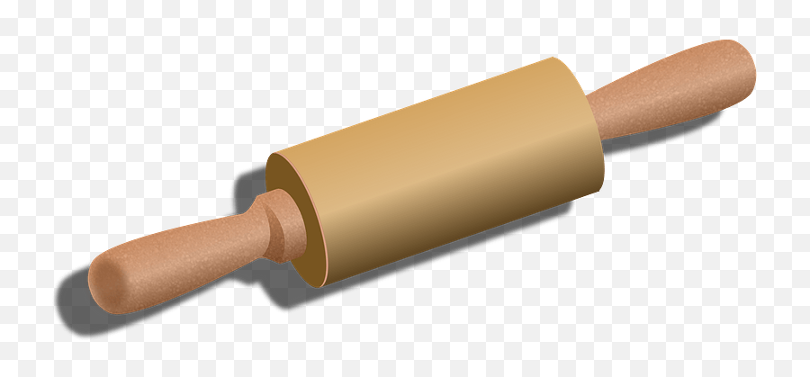 Wooden Rolling Pin Clipart - Rolling Pin Png,Rolling Pin Png