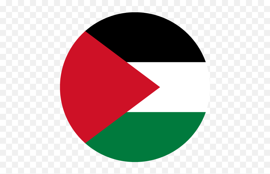 Flag Of The State Palestine - Icon Palestine Flag Circle Png,Oman Flag Png