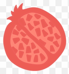Clipart - Strawberry Png,Pomegranate Png