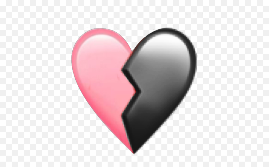 Pink Heart Hearts Black Pinkheart - Black And Pink Heart Png,Pink Heart Transparent